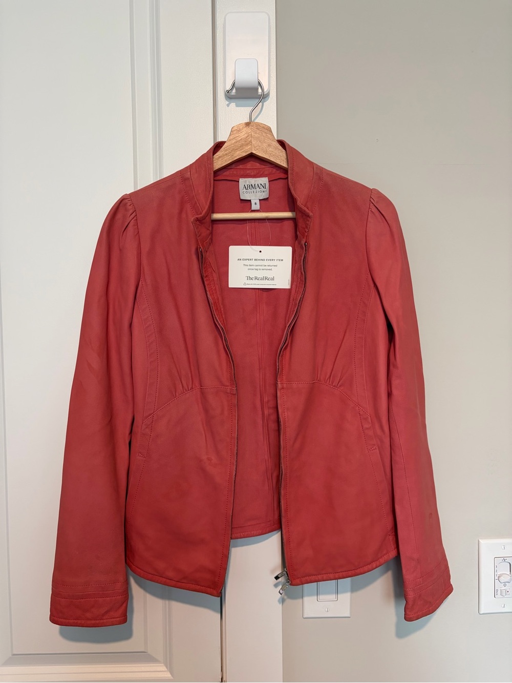 Armani Exchange Women's Suede Jacket